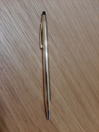 Estuche boligrafo CROSS Roller Gold.