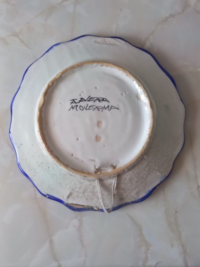 Plato decorativo de Talavera