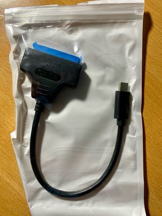 Cable adaptador USB-C a SATA III 2,5"