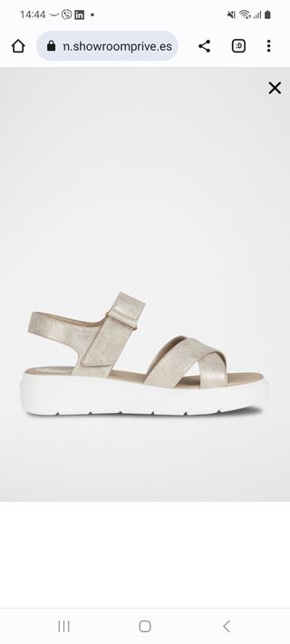 Sandalias Geox Dorado 39 nuevas