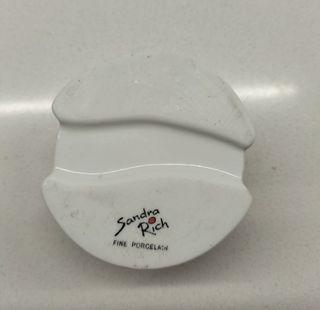 Cenicero de porcelana Sandra rich