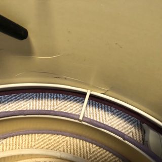 Lámpara morada círculos leroy merlin