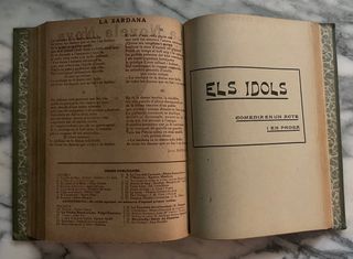 Antiguo libro catalan