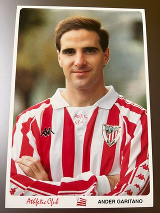 Postal oficial de Ander Garitano (Athletic)