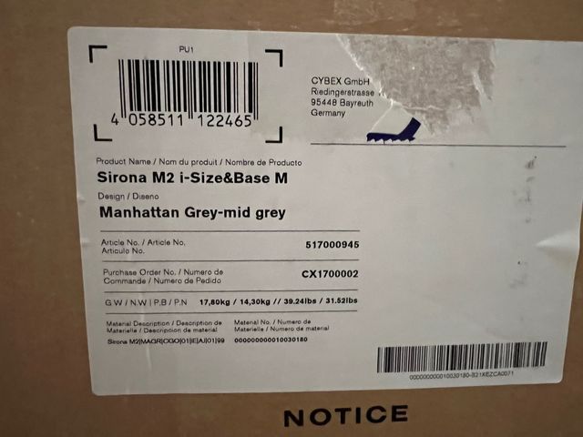 Silla infantil coche Cybex Gold Sirona M2 i-size