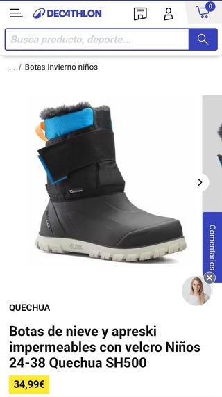 Botas de nieve niño Decathlon