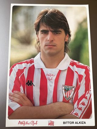 Postal oficial del jugador Bittor Alkiza
