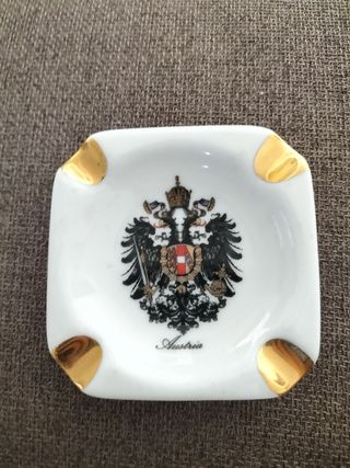 Cenicero de porcelana Austria 