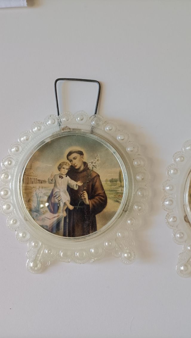 Due quadretti religiosi vintage