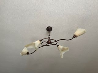 lamparas de salon forja