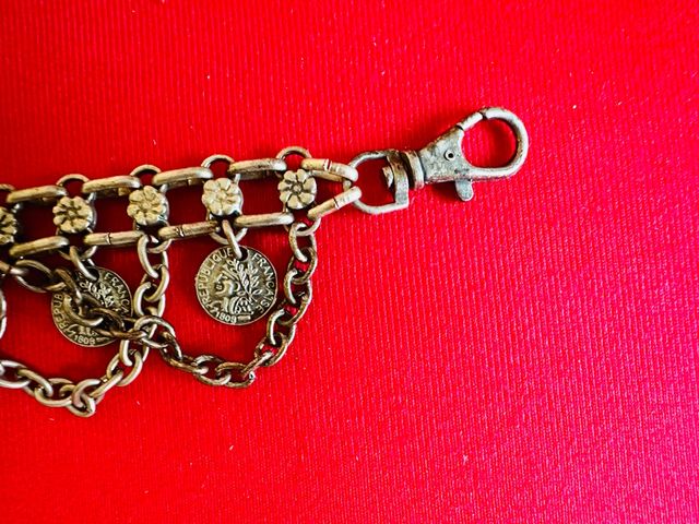 cinturón monedas vintage