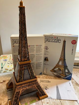 puzzle 3D torre eiffel