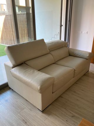 sofa 2 plazas de piel