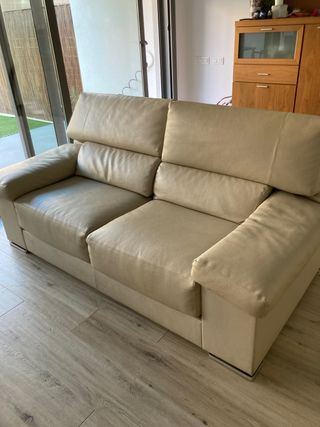 sofa 2 plazas de piel
