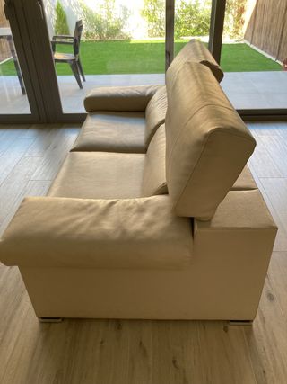 sofa 2 plazas de piel