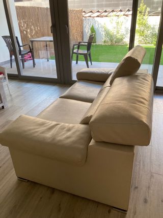 sofa 2 plazas de piel
