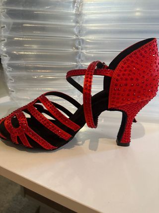 Zapatos de baile latino sin estrenar T 38