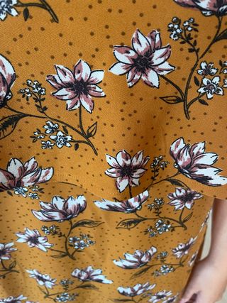 vestido flores de Mango