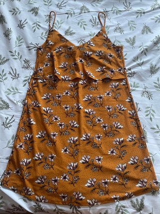 vestido flores de Mango