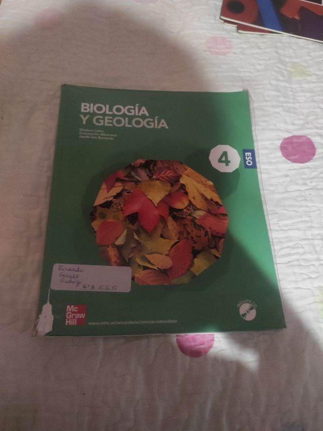 Libro biologia 4 eso