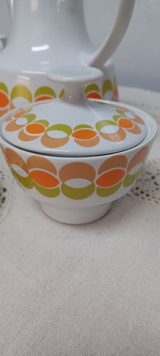 Juego Café  Porcela Vintage