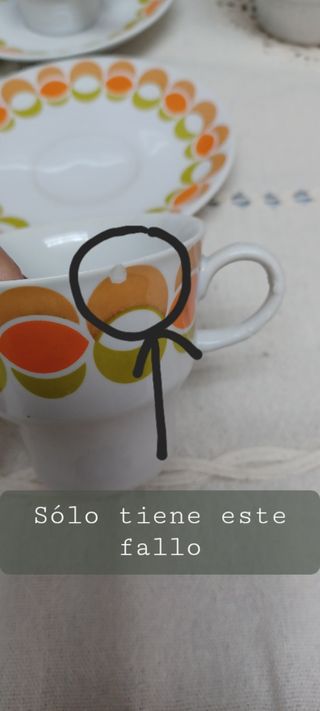 Juego Café  Porcela Vintage