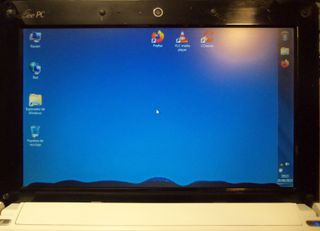 ASUS EEE PC 1005HA fallo zona inferior de pantalla