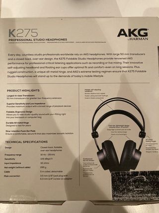 Auriculares AKG K275