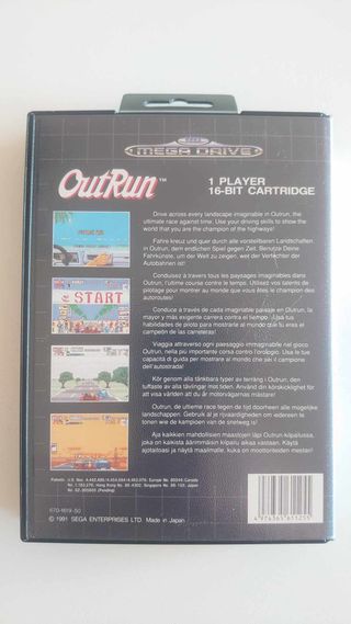 OutRun Megadrive in ottime condizioni