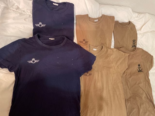 Camisetas ejército de aire, infantería marina