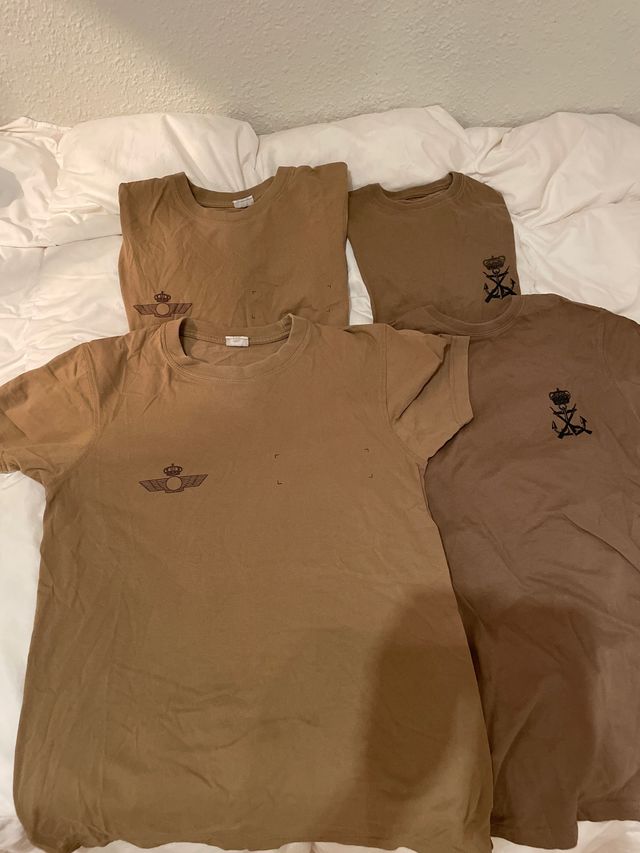 Camisetas ejército de aire, infantería marina