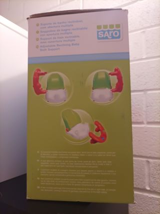 Asiento de bañera reclinable para bebe