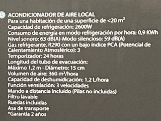Aire Acondicionado portátil Equation Silent-2