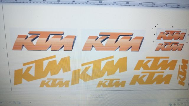 pegatinas vinilo KTM