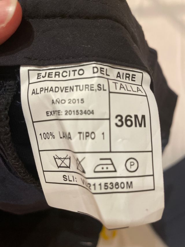 pantalon uniforme gala ejercito aire