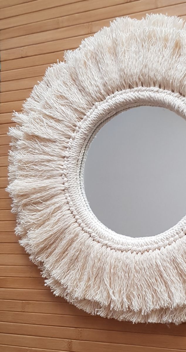 Espejo #macrame (SOLO QUEDA UNO EN STOCK)