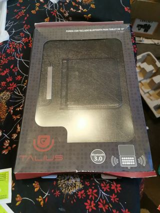 Talius funda con teclado Bluetoot