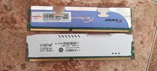 Memoria RAM DDR3 1600mhz pack 4GB 2x2Gb o 2x4Gb