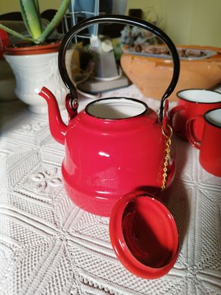 Tetera y tazas Vintages