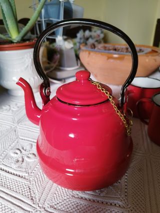 Tetera y tazas Vintages