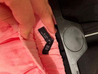 falda rosa fucsia zara