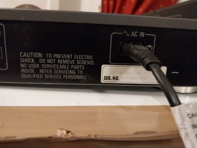 SINTONIZADOR DE RADIO TECHNICS ST-G460