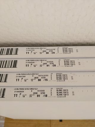 Baldas a estrenar 5 unidades