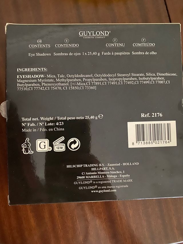 Gran sombra de ojos marca Guylond