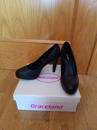 Zapatos tacón negros