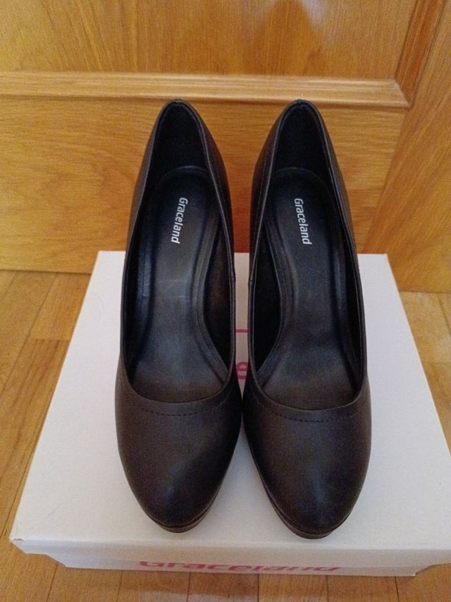 Zapatos tacón negros