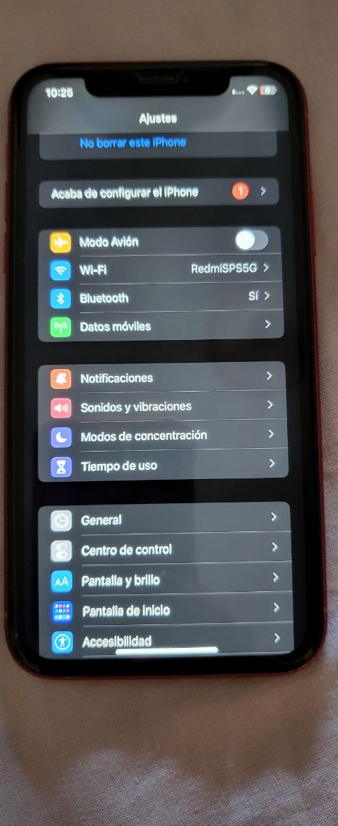 iphone XR rojo