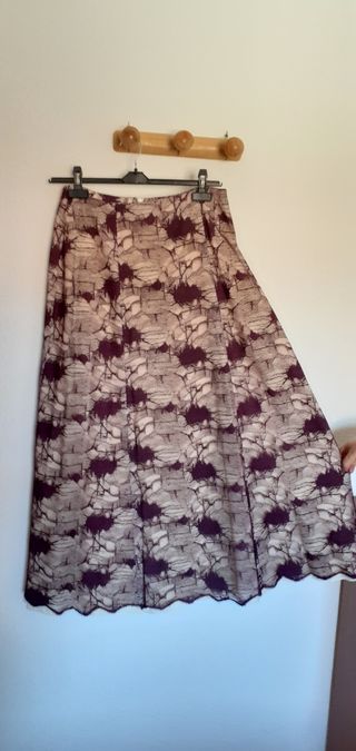 Conjunto de ceremonia mujer top- falda.