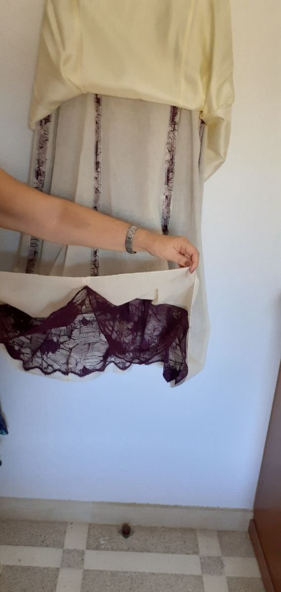 Conjunto de ceremonia mujer top- falda.