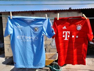 Camisetas futbol talla hasta 1,55cms